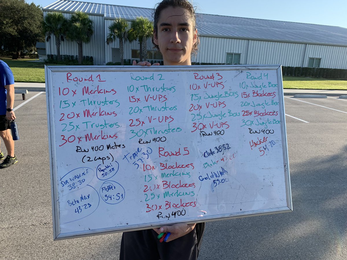 moorechilemoore's tweet photo. Great beatdown and effort done by the PAX at The Tower AO.  Week 3 of #ipc23 IronPAX challange. @f3nation_official  @f3suncoast  @parrishumchurch https://t.co/wQPT4jLKxi