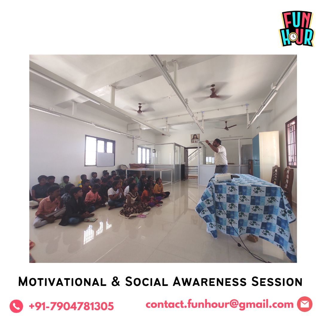 FunHourOfficial's tweet image. FunHour hosted a motivational  and social awareness session for village students at St. Alphonsa Community Centre, Madurai 📚✨

Empowering young minds and promoting social awareness will create a positive impact in the community.

Contact us for Motivational Session

#FunHour