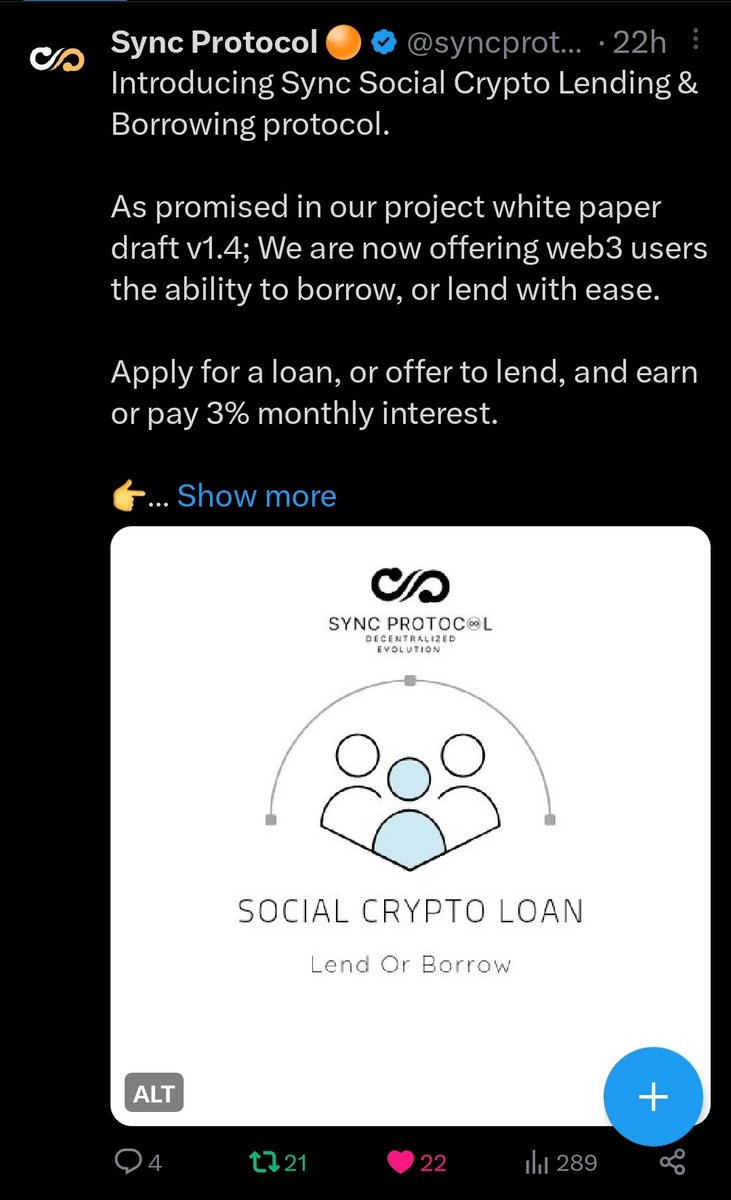 OgemdiOfficial's tweet image. Guys @mrlaconic @Nickyurems @HappyUsuanlele 

#syncprotocol is at it again, hope you remembered their last airdrop did good? 

Now check out their giveaway, who knows, you may be lucky, and if you are the lucky one, kindly share your loot with me; what are friends for? Lol