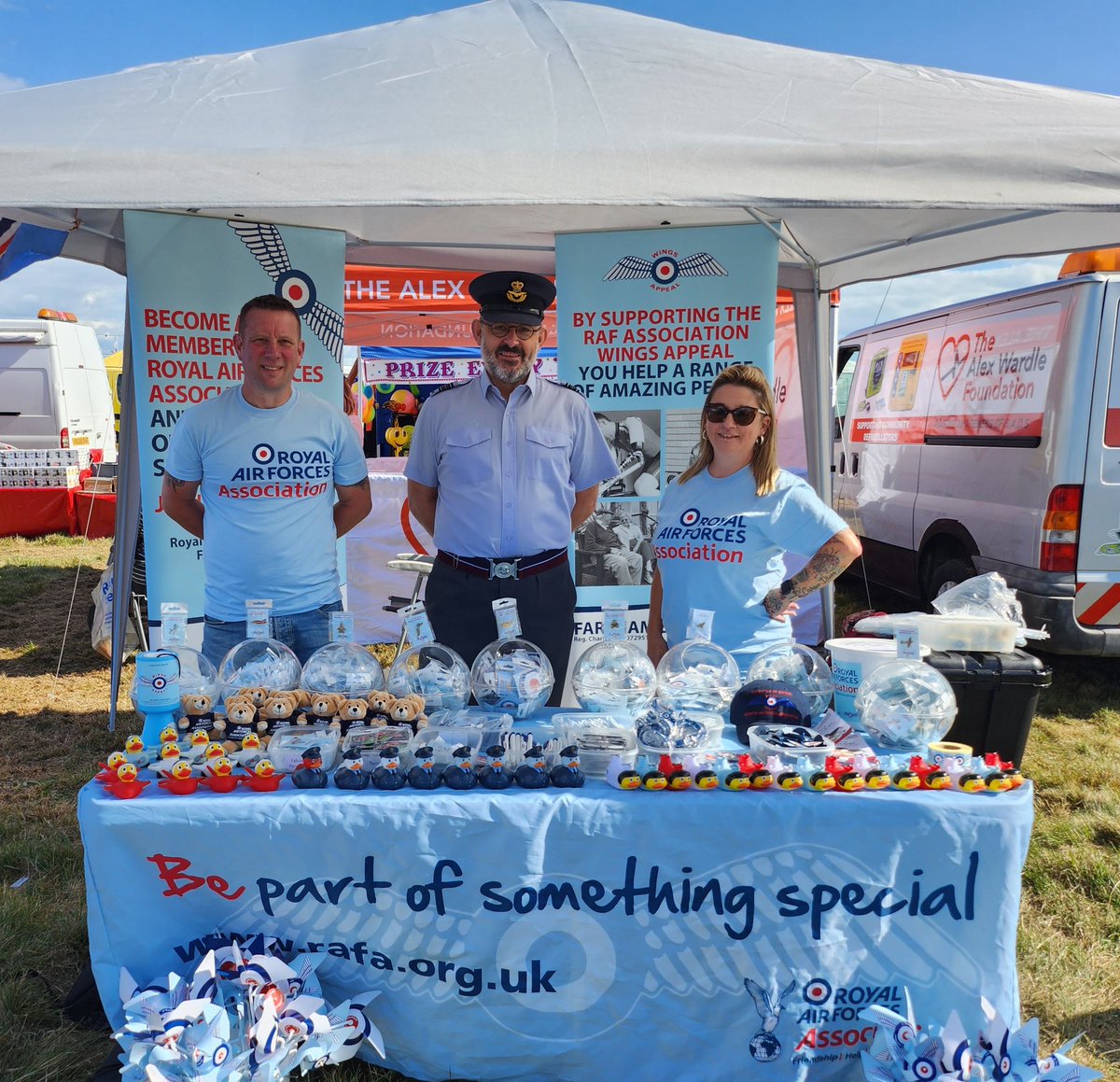 We're at #LeeVictoryFestival today raising money for <a href="/RAFAssociation/">RAF Association</a> #WingsAppeal if you're here, pop along and say hello 👋 <a href="/78SqnSwanwick/">78 Squadron (Swanwick)</a> <a href="/farehamatc/">Fareham Air Cadets</a> <a href="/FarehamWoodward/">Seán Woodward</a>