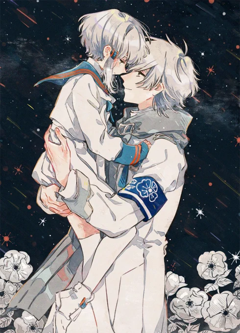 #これを見た人も何か無言で二人組をあげる擬人化 