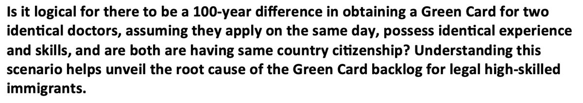 reachsudheer's tweet photo. For Root Cause of the Greencard Backlog issue go throughSlides.

This raises important Qs about d fairness of d Green Card process for legal high-skilled immigrants. 🌎🤔 #ImmigrationEquality

Atleast to address the issue by giving EAD with AP for those waiting more than 4 years. https://t.co/OI35QmvoZB