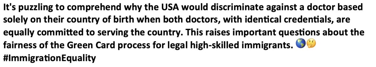 reachsudheer's tweet photo. For Root Cause of the Greencard Backlog issue go throughSlides.

This raises important Qs about d fairness of d Green Card process for legal high-skilled immigrants. 🌎🤔 #ImmigrationEquality

Atleast to address the issue by giving EAD with AP for those waiting more than 4 years. https://t.co/OI35QmvoZB