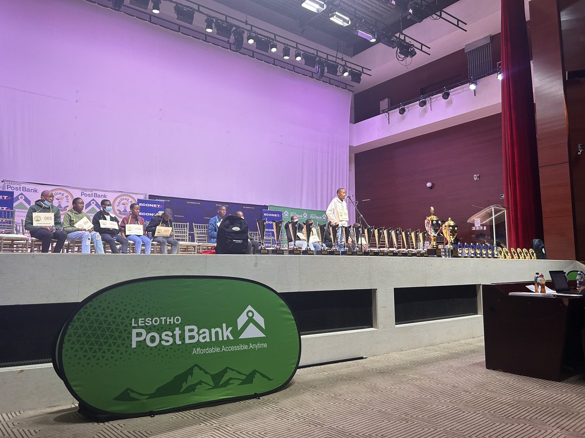 Spelling Bee finals - Lesotho🇱🇸🇱🇸🇱🇸
Manthabiseng Convention Centre 
<a href="/Informative_LS/">Informative News LS</a> <a href="/achievermagLS/">Achiever Magazine</a> 
#YouthEmpowerment