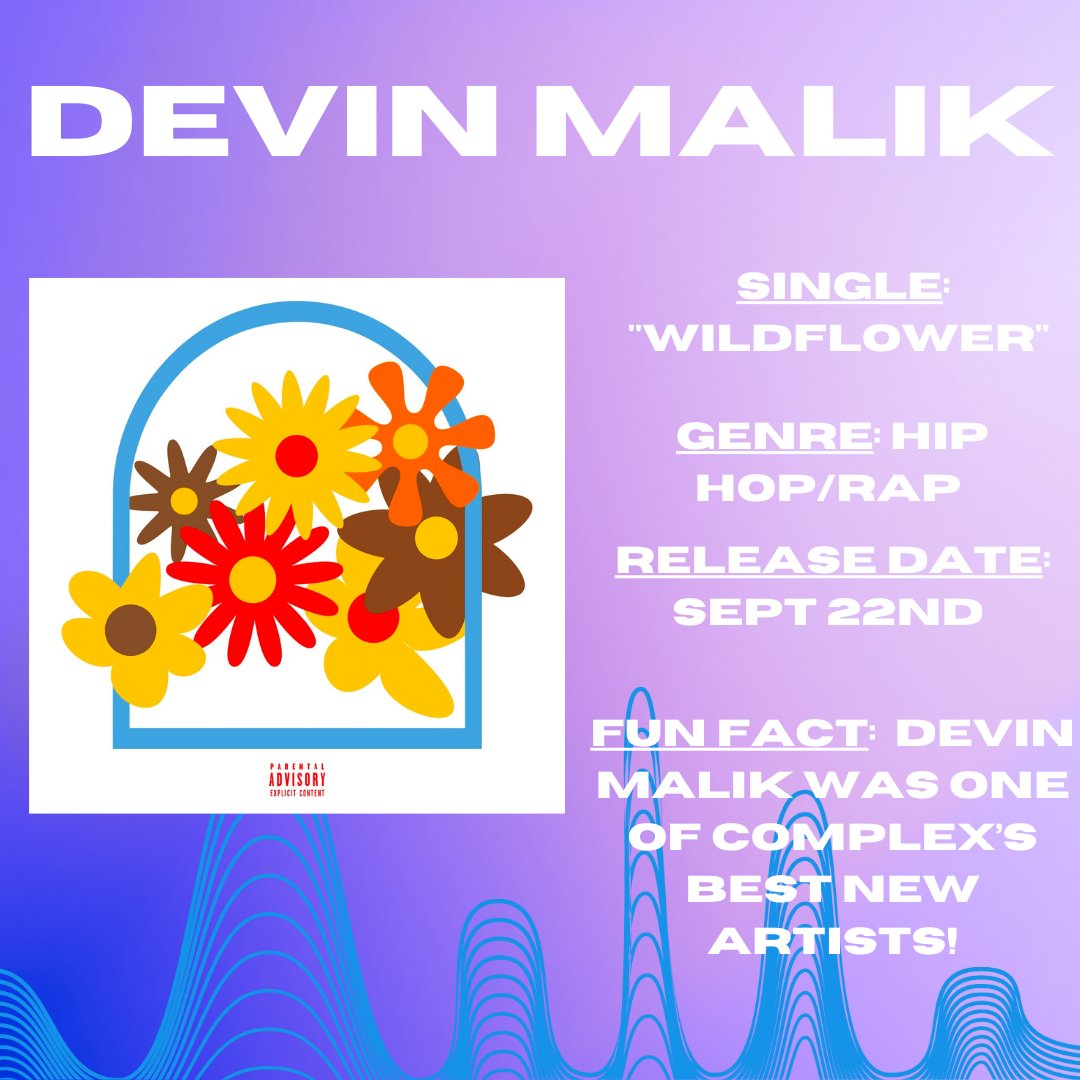 soundsgoodBOS's tweet photo. Another New Sounds Announcement! Today we have #devinmalik an awesome upcoming hiphop/alt rap artist with a new single #wildflower out NOW! Let us know what you think down below! #newmusic #newartist #rap #hiphop #orchardambassador Listen: https://t.co/bfqhgTZUpN https://t.co/27yJEE6AMd