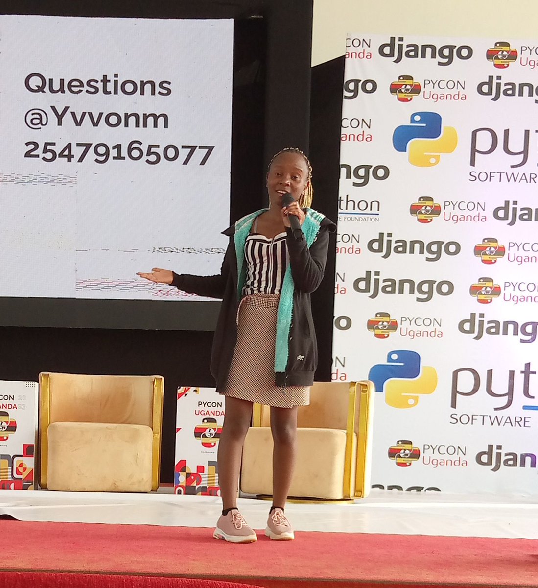 CecilHeavens's tweet photo. Are you an AI enthusiast? Do you know about Recommender Systems? @YvvonM is an expert in the area💯
 #PyConUganda2023  #PyCon  #pyConUg23 https://t.co/ODudSSS02p