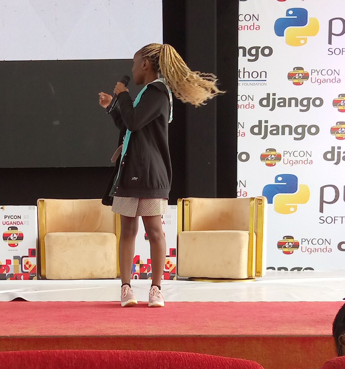 Are you an AI enthusiast? Do you know about Recommender Systems? <a href="/YvvonM/">Yvvon Jemimah Majala</a> is an expert in the area💯
 #PyConUganda2023  #PyCon  #pyConUg23