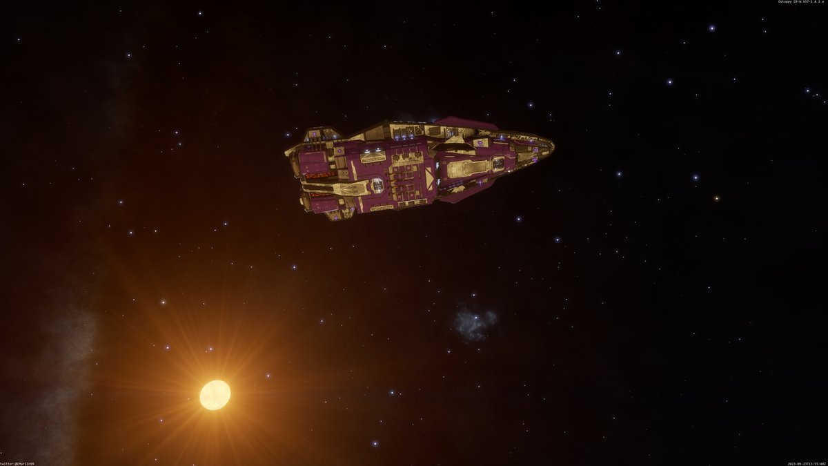 CMurlin99's tweet photo. It has been a while CMDr friends. Just things and more things. Trying to get some exploring going for a bit today. A few departure shots. https://t.co/8SU5spYhdY