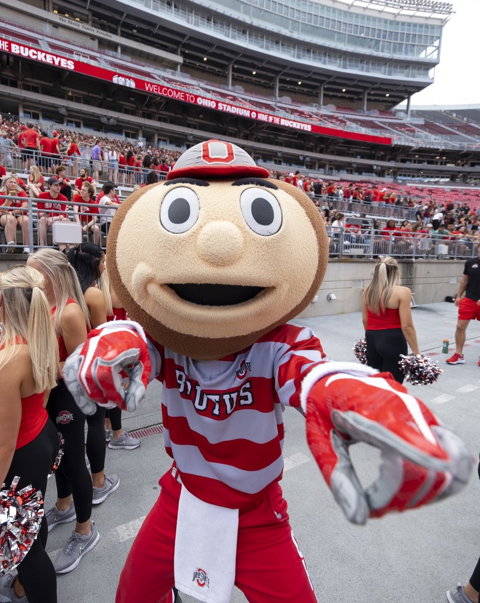 OhioState's tweet photo. Ready to bring the energy to South Bend, Buckeyes!? 🫵💥 #GoBucks https://t.co/dxQiIjBo2R