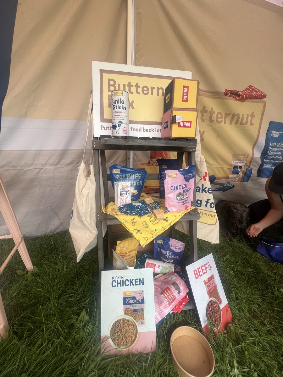 DogfestUK's tweet photo. Don't forget to head over to Butternut Box today at DogFest where your pooch can have a taste test and find their perfect match 😋
#DogFest #DogFest2023 #ButternutBox https://t.co/00daLrYG4I