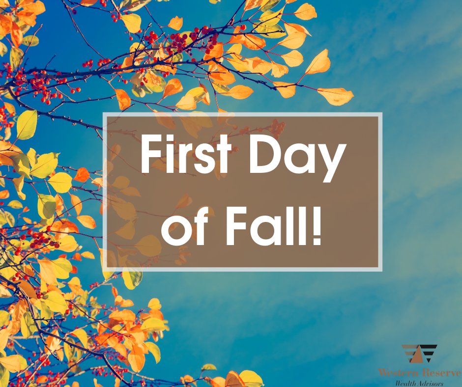 WRWA_'s tweet image. Happy first day of Fall! What’s your favorite Fall tradition? #AutumnalEquinox #FirstDayoFall #Autumn #WesternReserveWealthAdvisors