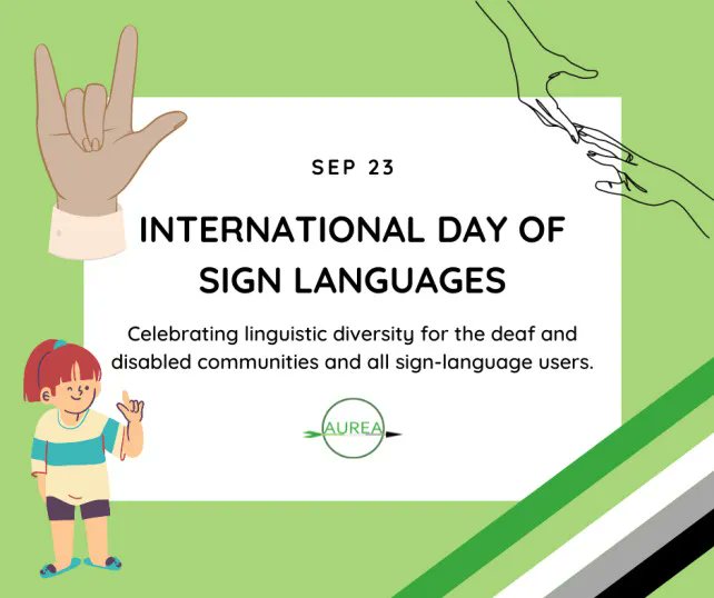 Happy #InternationalDayofSignLanguages!

Image Description in alt text