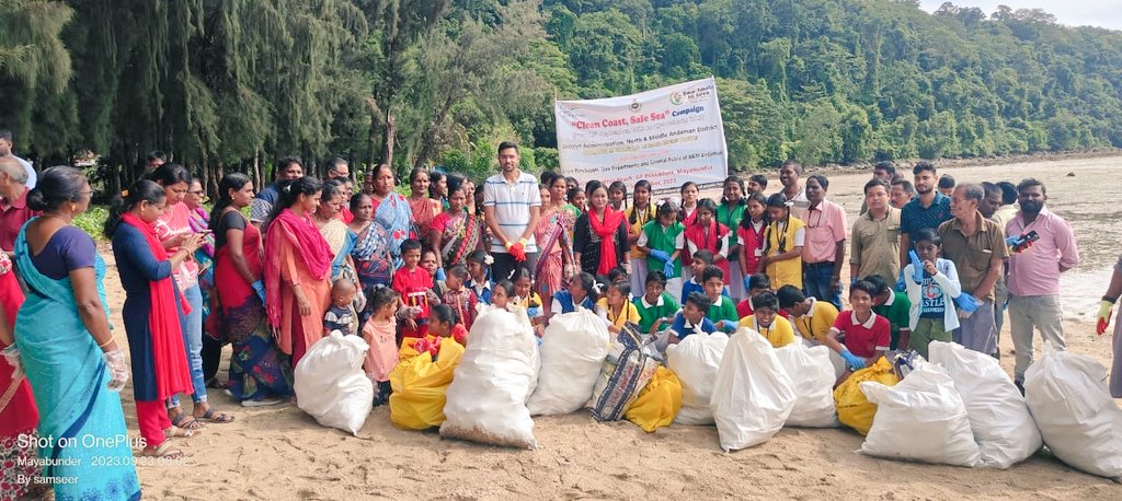 djdiglipur's tweet image. Cleanliness drive organised in N &amp;amp; M Andaman as part of #GarbageFree drive in A &amp;amp; N Islands. General public and school students took part enthusiastically with the administration.