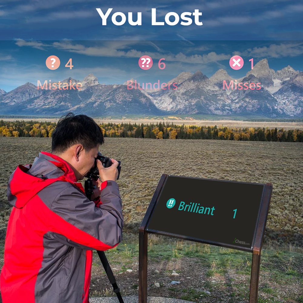 chesscom's tweet image. I just got a brilliant move!!