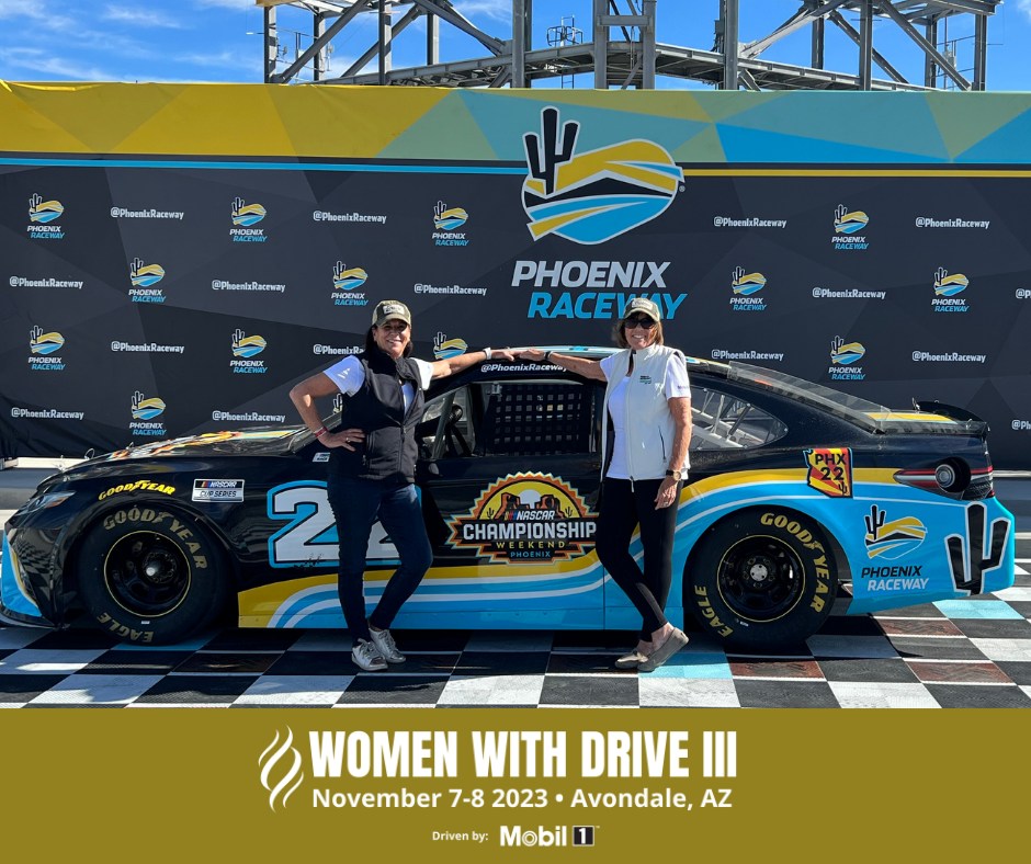 Our summit co-chairs, Cindy Sisson and Lyn St. James are revving up for our great 2-day event at Phoenix Raceway in November.  Will you be there?  If you haven't registered, head here! 
womenwithdrivesummit.com
#wwd3
#womeninmotorsportsna