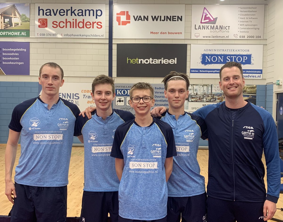 Van Wijnen-Smash’70 boekt een hele mooie 5-2 overwinning op Klimaatgroep Stars! #Eredivisie #Hattem <a href="/sportstentorzwo/">Stentor Sport Zwolle</a>