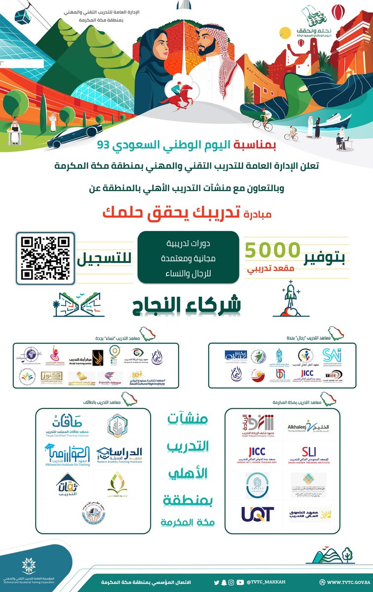 التدريب التقني بمنطقة مكة المكرمة tweet media