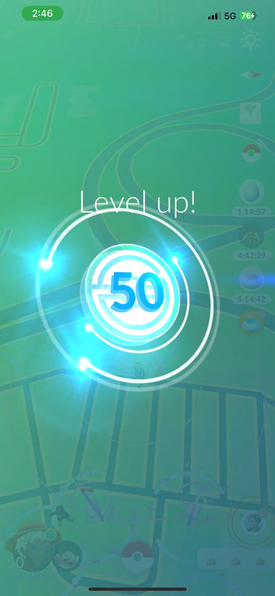 MA415RK's tweet image. I finally got there!!! PokemonGOCommunityDay #PokemonGO #level50