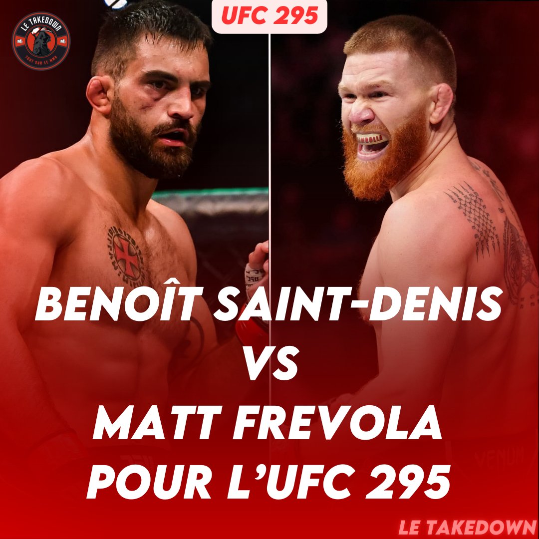 LeTakedown_off's tweet photo. Benoît Saint-Denis ne s'arrête plus, déjà un 3ème combat en 5 mois 🔥.

Il affrontera le top 14 des lightweights Matt Frevola pour la soirée de L'#UFC295 qui reste sur 3 victoires par Ko au premier round.

un vrai test pour BSD qui lui permettrait d'intégrer le top 15.
#UFC https://t.co/GiSJdxpOhz