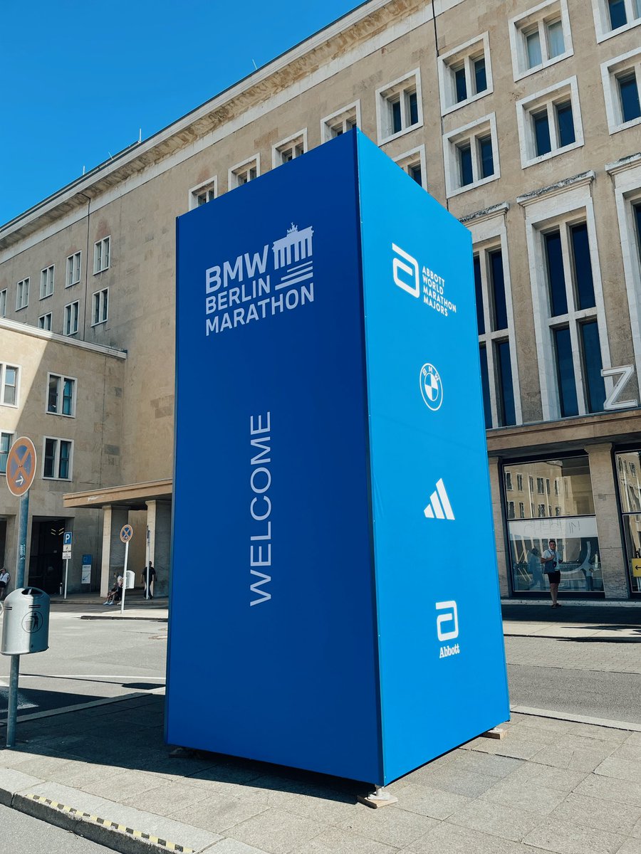 bostonmarathon's tweet image. Wishing the best of luck to everyone participating in tomorrow’s @BerlinMarathon!🤩👏💙💛