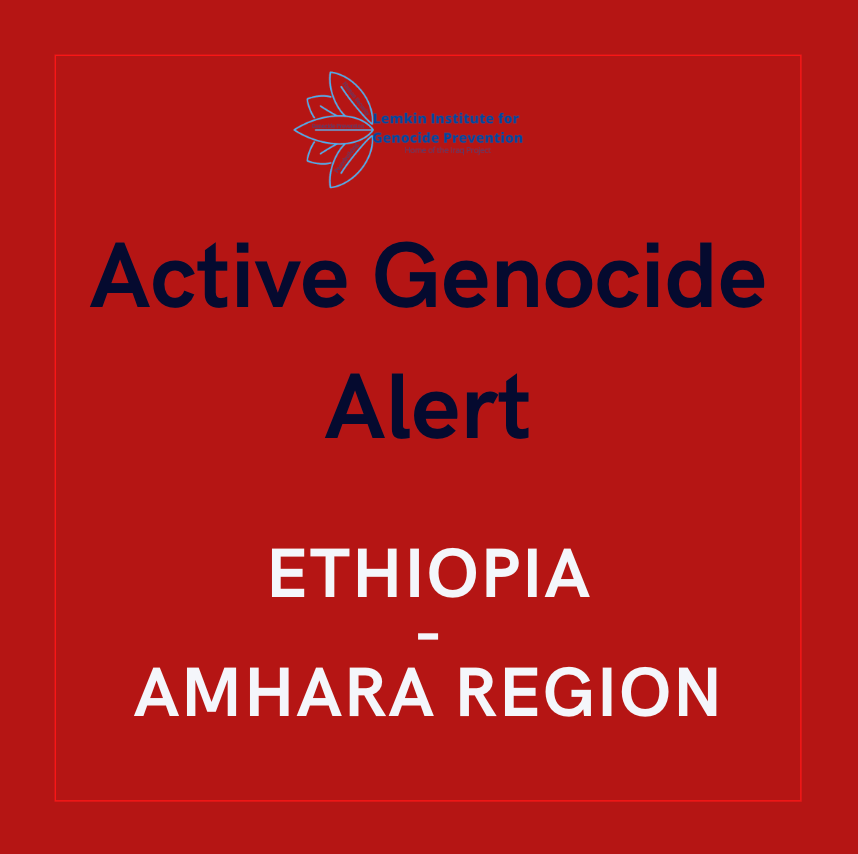 LemkinInstitute's tweet image. Evidence emerging from the #Amhara and Oromia regions of Ethiopia, as well as from the capital city of Addis Ababa, have led the @LemkinInstitute to conclude that there is a strong probability that the Amhara people are facing an active genocide committed by members of the…