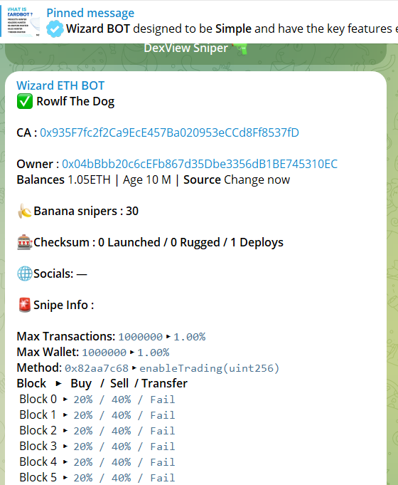 WizardBOT tweet media