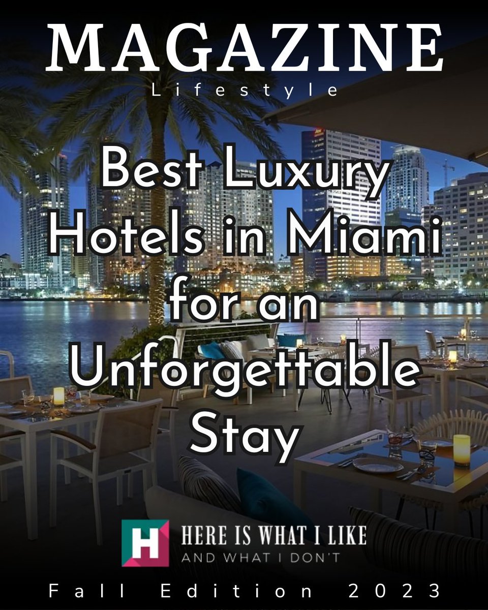 Discover the Best Luxury Hotels in Miami for an Unforgettable Stay💯🏖️
• Miami's Luxury 👇
bit.ly/luxury-staycat…

#Miami #Hotel #Miamihotel #Hotellobby #Hotellife #Luxurystay #TravelGoals #Travel #Experiencemiamibeach #Suitelife #Miamivibes #VIP #Hereiswhatilike