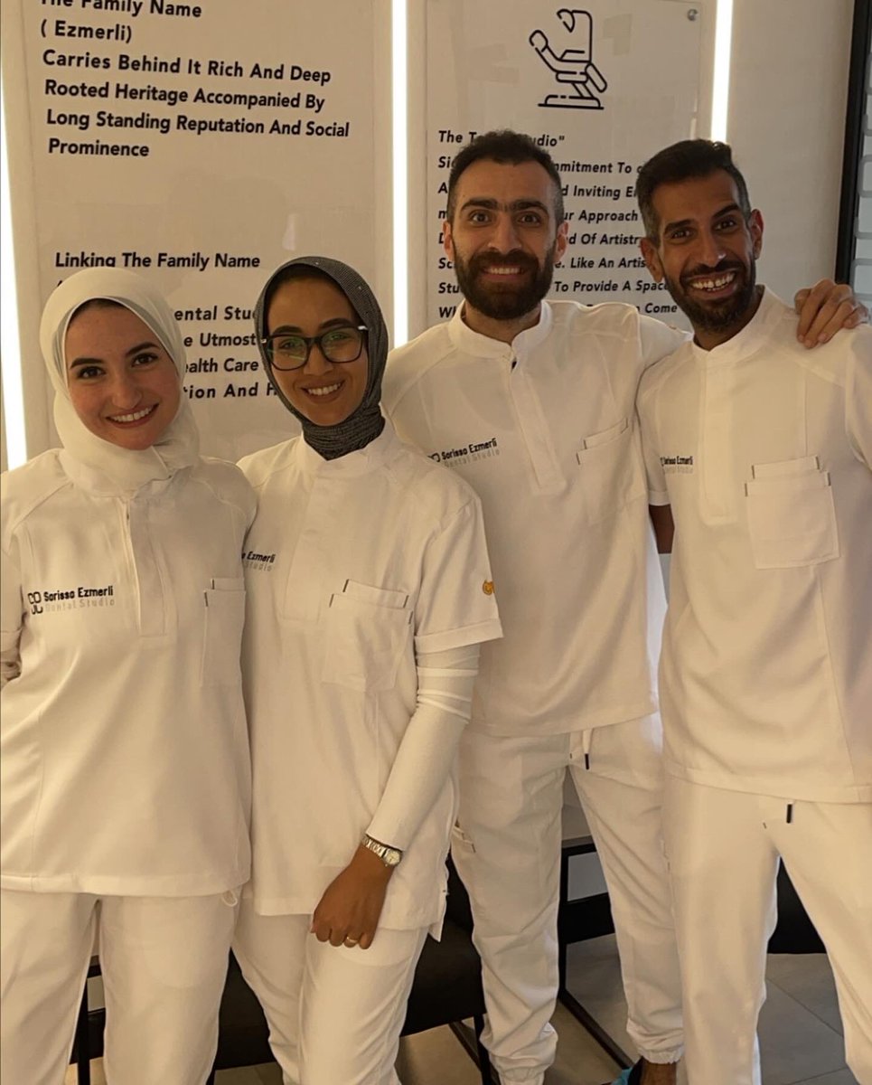 mohdent29's tweet photo. Opening ceremony of Sorriso Ezmerli dental studio.
Our incredible team : dr.Fareed, dr.zayed, dr.kholood(botox and filler), dr.yasmina(Pedodontist), dr.ahmed mohsen(orthodontist) , dr.farah , dr.beshoy, dr.reham.
#sheikzayed https://t.co/PNcUylHaxw