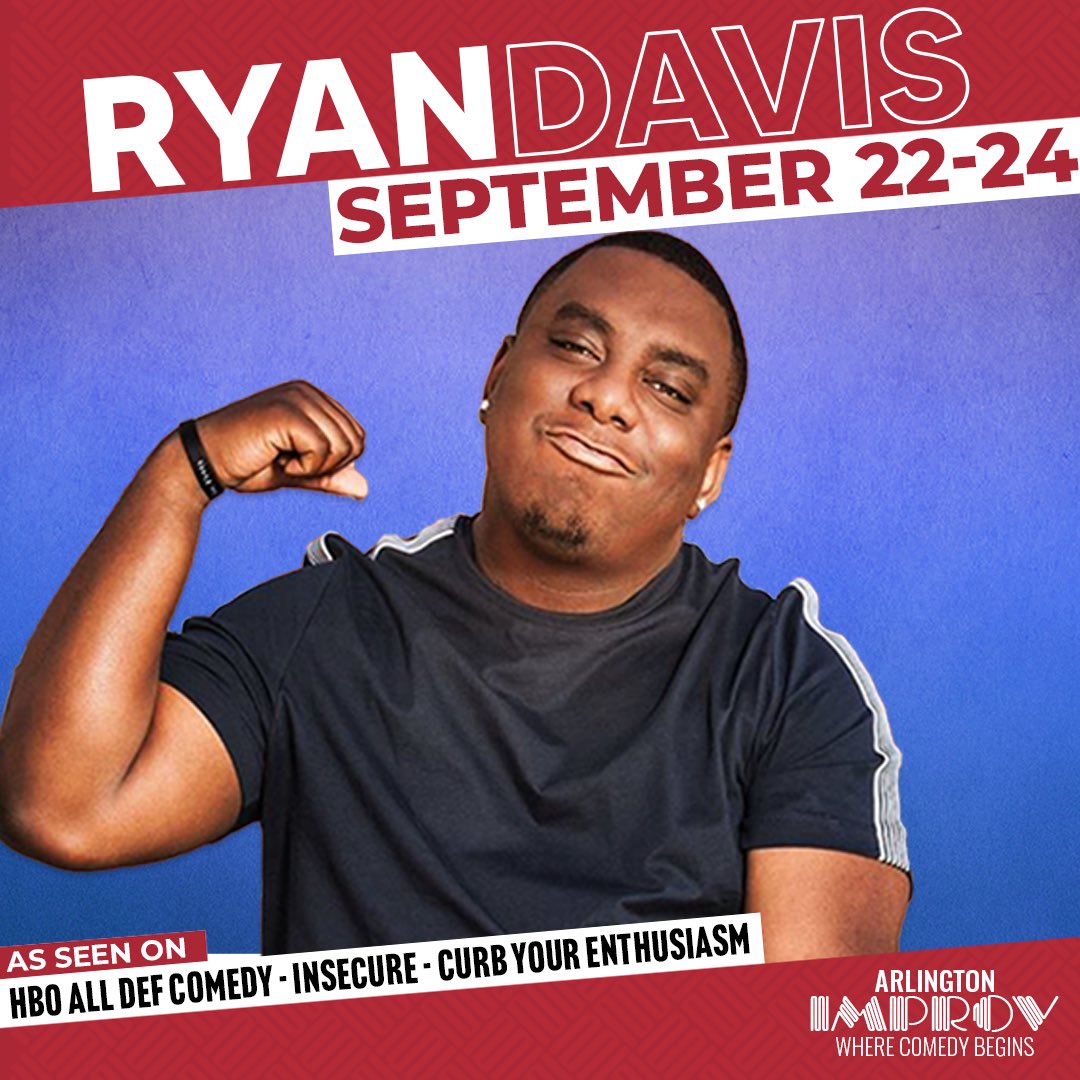 Arlington Improv (@improvtx) on Twitter photo This weekend <a href="/RyanDavisComedy/">Ryan Davis</a> is live in #Arlington! Get tickets at ImprovTx.com before he sells out… This weekend <a href="/RyanDavisComedy/">Ryan Davis</a> is live in #Arlington! Get tickets at ImprovTx.com before he sells out…