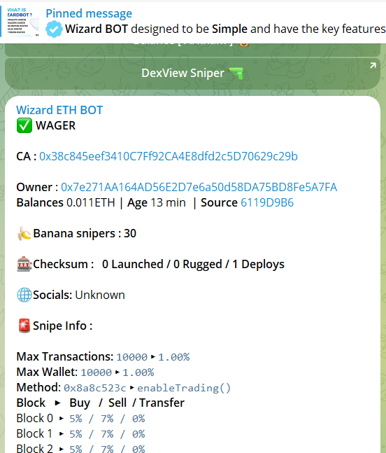 WizardBOT tweet media