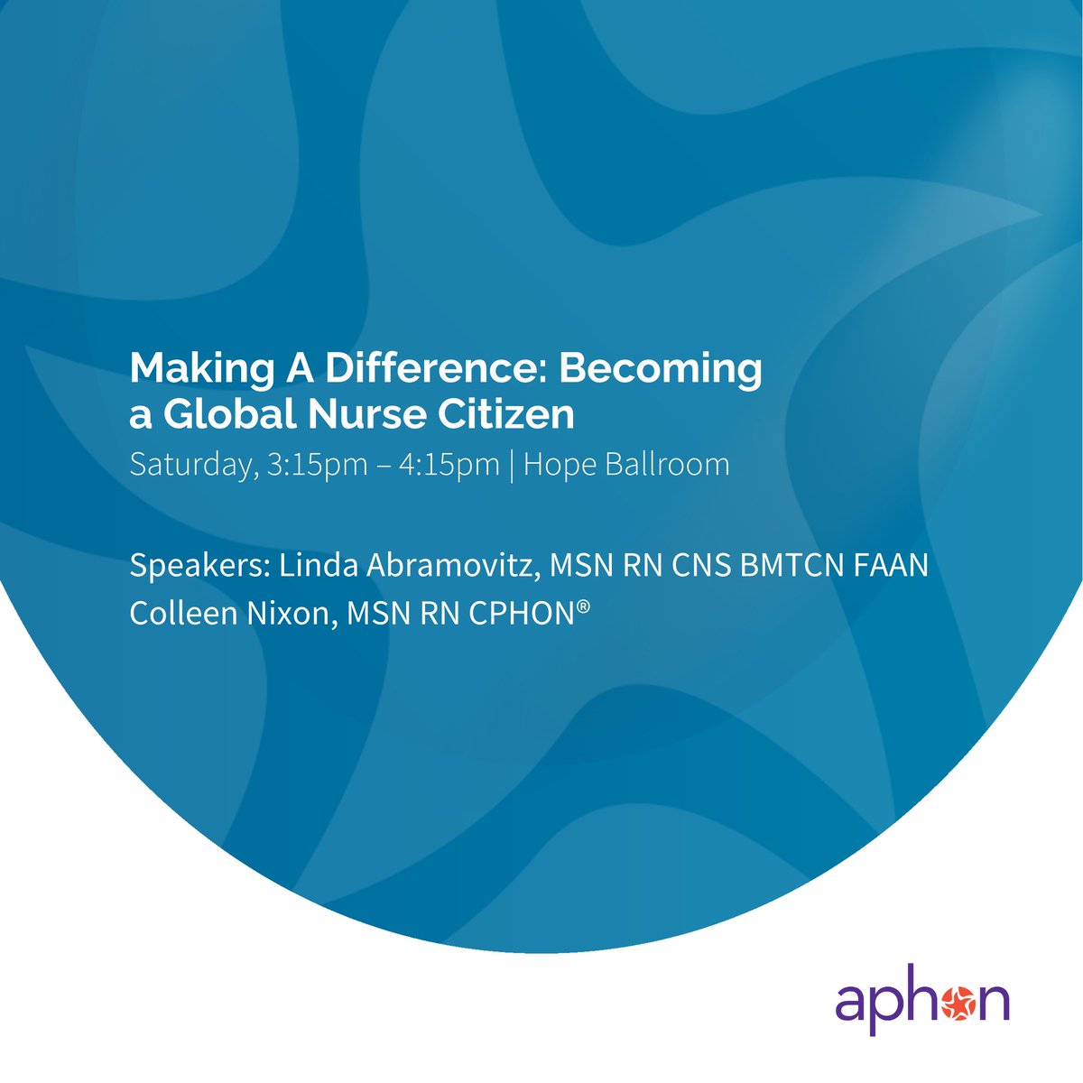 Join the movement of making a difference! Explore the journey of becoming a Global Nurse Citizen and discover how one nurse can impact the world. Let's inspire change, one caring heart at a time. #APHON2023