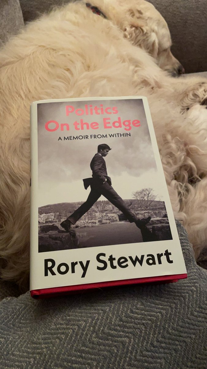 Excited to sink my teeth into this tonight! (Talking figuratively about the book. I don’t plan to eat my dog) <a href="/RoryStewartUK/">Rory Stewart</a>