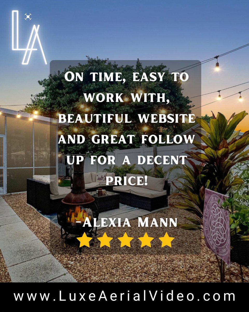 👀✨📸🎥 See what customers are saying about us. #getnoticed #luxeaerial #luxeaerialvideo #realestatephotography #realestatevideo #aerialvideo #floridakeysrealestate #keywest #marathonflorida #floridakeys
