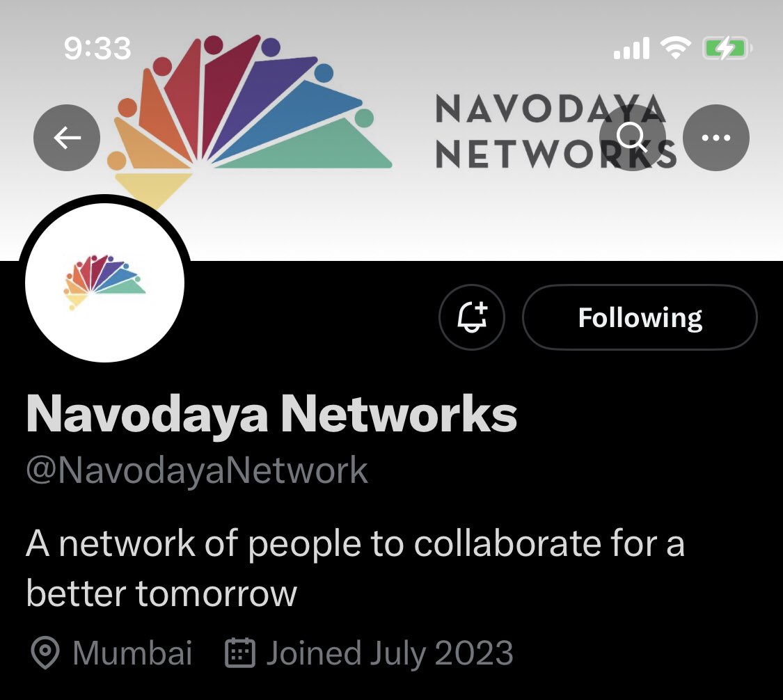 sushant_says's tweet photo. A new initiative I am proud to be a part of, by like minded people who believe in humanity above all else. Please follow to know more. @NavodayaNetwork https://t.co/SSzTv6RAAF