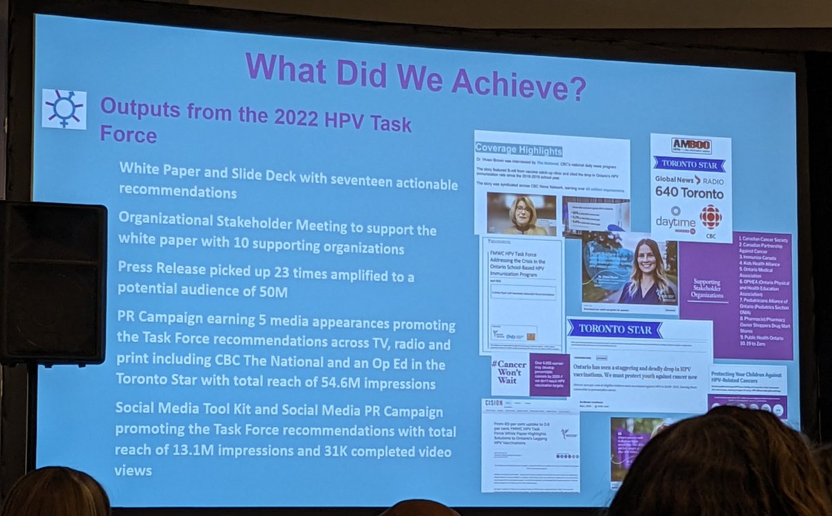 dboyceMD's tweet image. In 2022 @FMWCanada formed a task force on missing school vaccination programs in &apos;20-&apos;22.

Eligibility for #HPVvax was extended in #Ontario for highschool grads who missed vaccination. 

👏 @DrVivienBrown @FMWCanada 👏

#FMWC2023