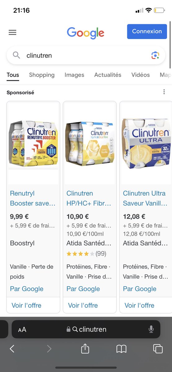 santaacruuzz's tweet photo. @92ovni je taff dans la santé les patients en sous nutrition ils prennent ça c un complément https://t.co/OKNtYNAxuu