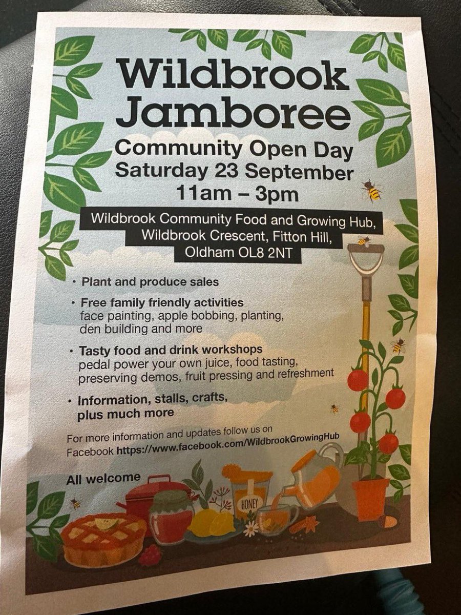 LINSGREATERMAN1's tweet photo. We enjoyed it too…just got the last half an hour after little one’s nap time ☺️🩵 #FittonHill #Oldham These growing hubs are great for connecting the community, helping with access to food and tackling climate change! What’s not to love? 🩵🌱 Thank you Wildbrook! https://t.co/2x65blwTkW