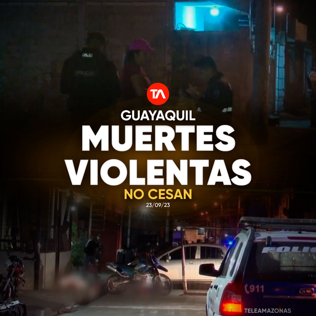 teleamazonasec's tweet photo. Nuevos asesinatos se registran en #Guayaquil. ¿Qué dicen las autoridades? https://t.co/wrbJ97iOu5 https://t.co/zHzhDO1O16