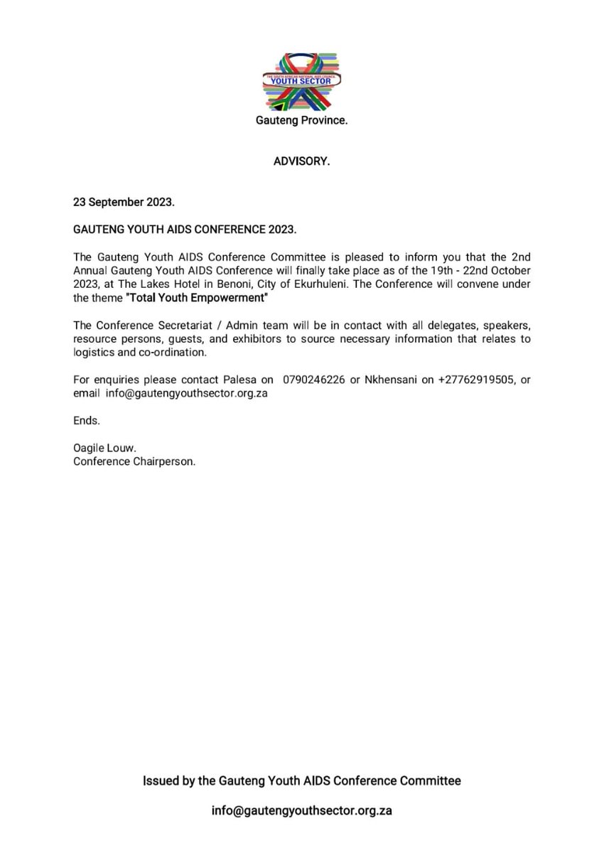 South African Youth Council tweet media