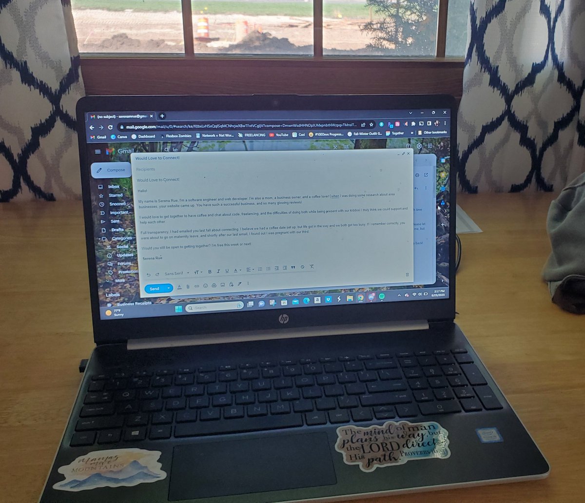 Laptops are, indeed, portable! Making a late lunch/lupper for the kids and sending some #networking emails 💪
#momswhocode #womenwhocode #learninpublic #100devs