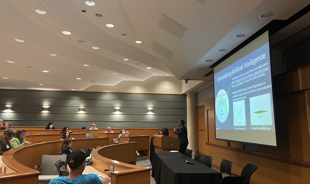 Dr. Matheus Araujo <a href="/matheusldaraujo/">Matheus Araújo</a> demystifying AI as applied to sleep medicine. We are very lucky to have such a dedicated data scientist on our team! #wakeuptosleepdisorders <a href="/ClevelandClinic/">Cleveland Clinic</a>