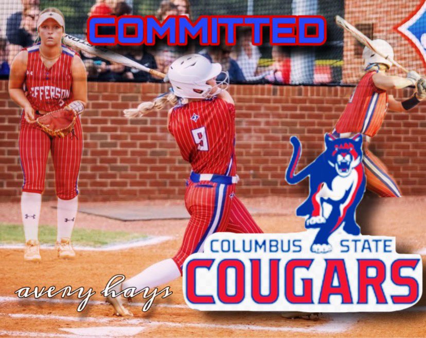 I’m so blessed and excited to announce my commitment to Columbus State University! First, I would like to thank God for giving me the ability to play the sport I love. Thank you to my family, friends, teammates, and coaches for shaping me into the player I am today. Go cougs! 🐾