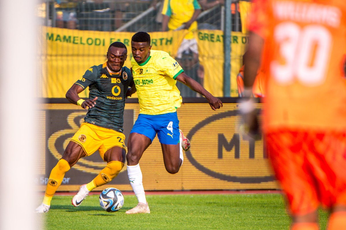 KaizerChiefs's tweet photo. 90 + 5’| #MS 2 : 1 #KC   

Full time score: (Shalulile 1’, 45+ 4') Mamelodi Sundowns 2 : 1 Kaizer Chiefs (Du Preez. pen 34’)

Aggregate :
Mamelodi Sundowns 3 : 2 Kaizer Chiefs

#Amakhosi4Life #MTN8 #Khosified
