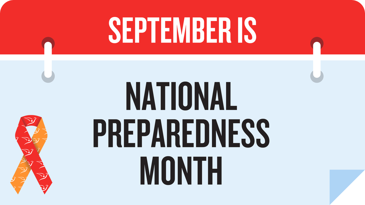 DoveMed's tweet photo. National Preparedness Month is observed each September in the United States of America. It encourages Americans to take steps to prepare for emergencies in their homes, businesses, schools, and communities. #NPM2023 #TakeControl123 https://t.co/pPK8QinD6A
