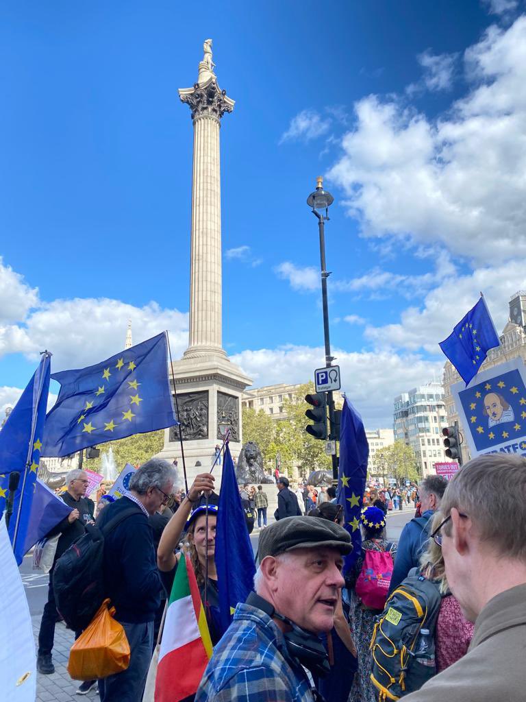 BathforEurope's tweet photo. A brilliant march and, judging from the comments, we’ve really triggered the trolls. #MarchForRejoin #RejoinEU @MarchForRejoin https://t.co/Y9JQx9NtDb