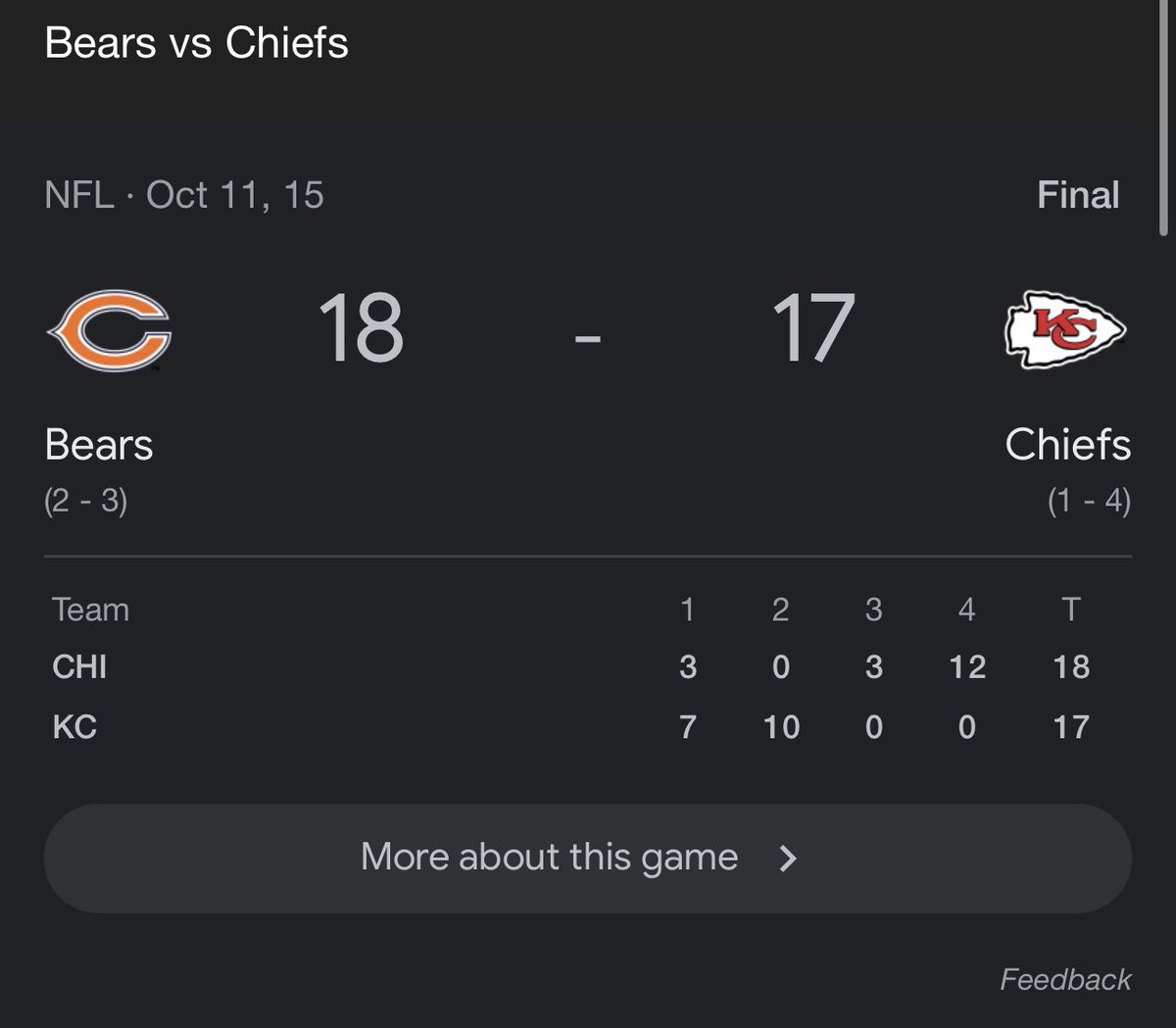 Just Another Year Chicago: Bears tweet media