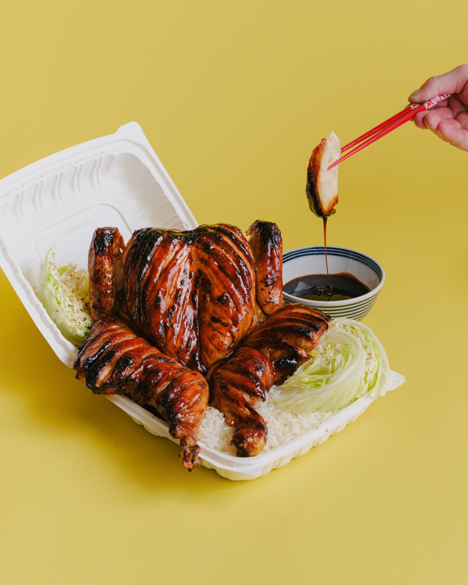 Move over air-fried teriyaki chicken wings, it’s whole roasted teriyaki chicken’s time to shine! The problem with a lot of teriyaki chicken out there is that it’s grilled hard to get the char, which often results in dry, stringy meat. Not with this recipe: chfstps.co/3EOHKU9