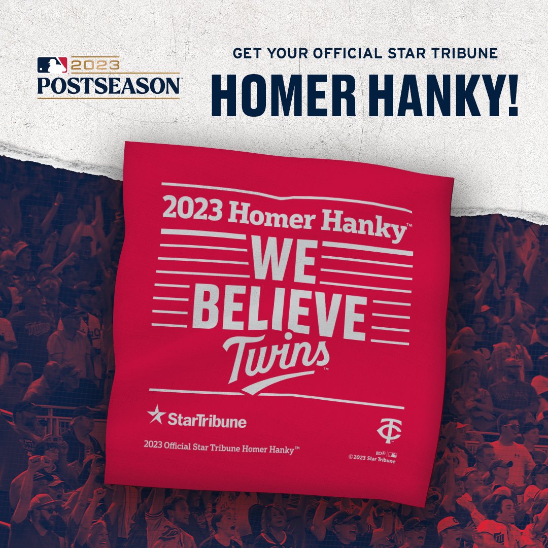 A tradition unlike any other, introducing the 2023 Homer Hanky! Get yours now at the <a href="/TwinsRetail/">Twins New Era Team Store</a> store!