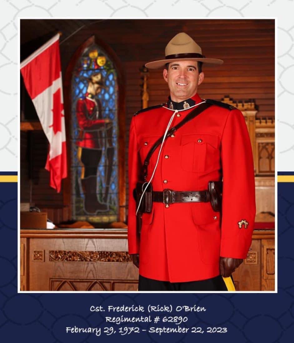 The RPA is again mourning the loss of another hero in Canada. Our thoughts are with Cst. O’Brien’s family, friends, and @rcmpgrcpolice. RIP Cst. O’Brien, we’ll take it from here.