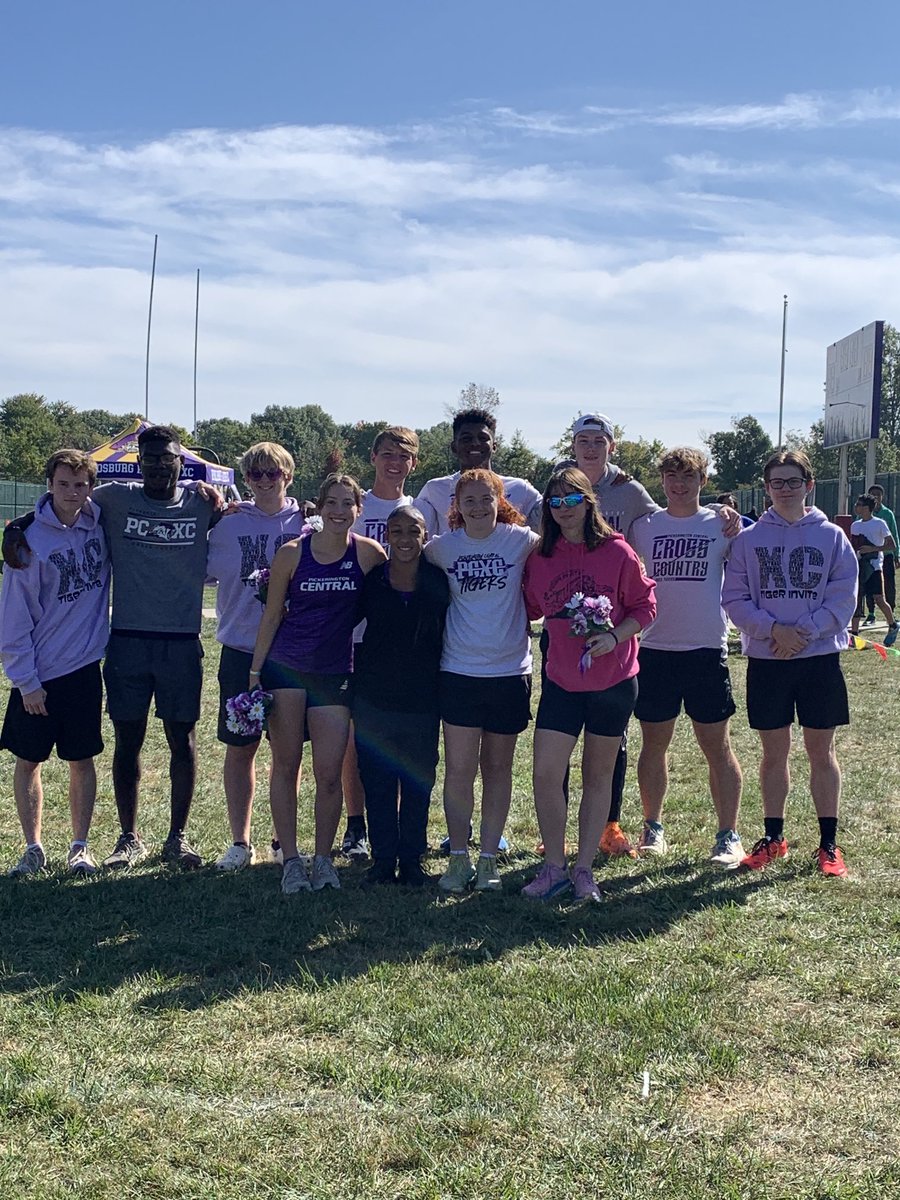 Senior night on the cross country course #tigerup